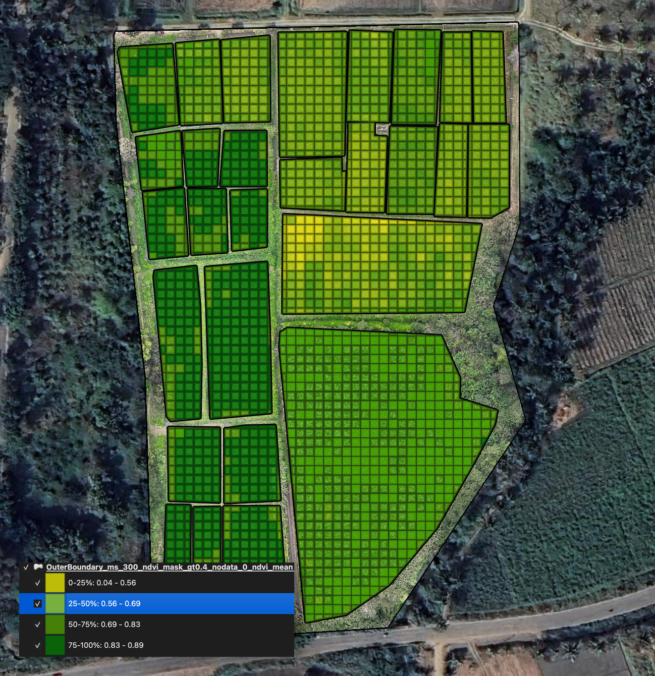 Compute Raster Statistics per Polygon in QGIS (Zonal Statistics)