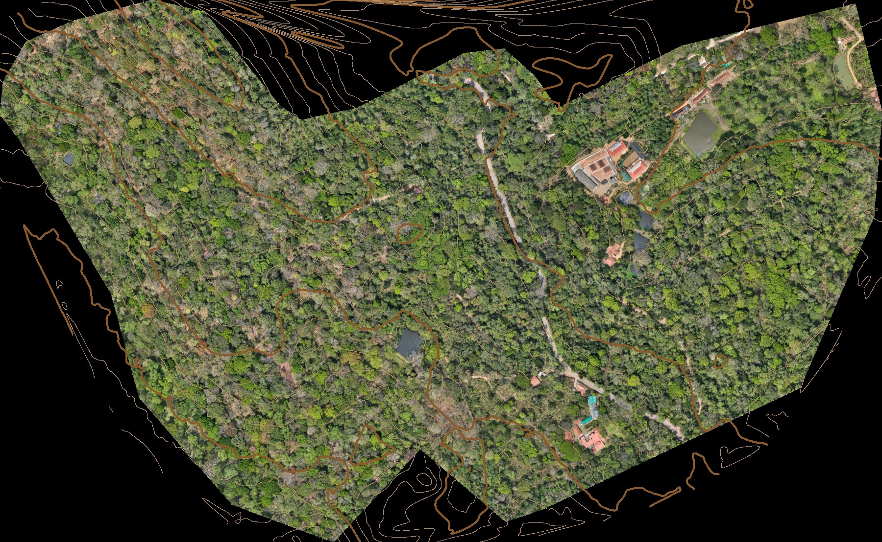 Generate Smooth Contour Lines from a Drone DTM in QGIS