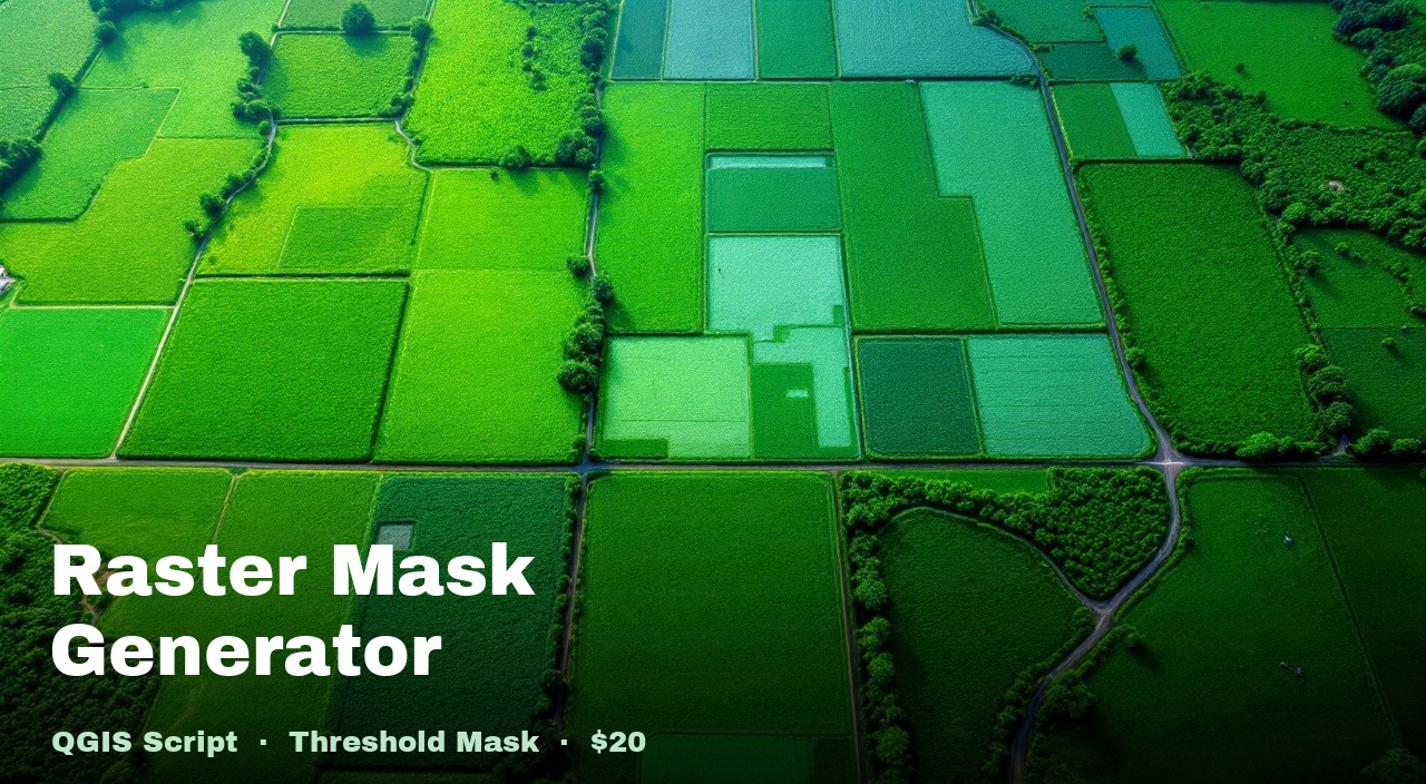 Raster Threshold Mask